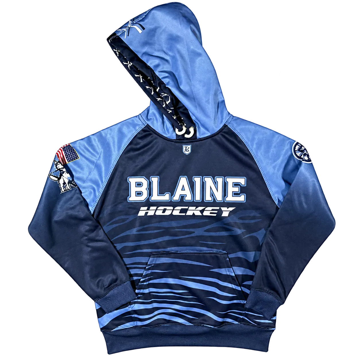 Blaine Huskeys Sweatshirt custom team product by WyldRyd Customs