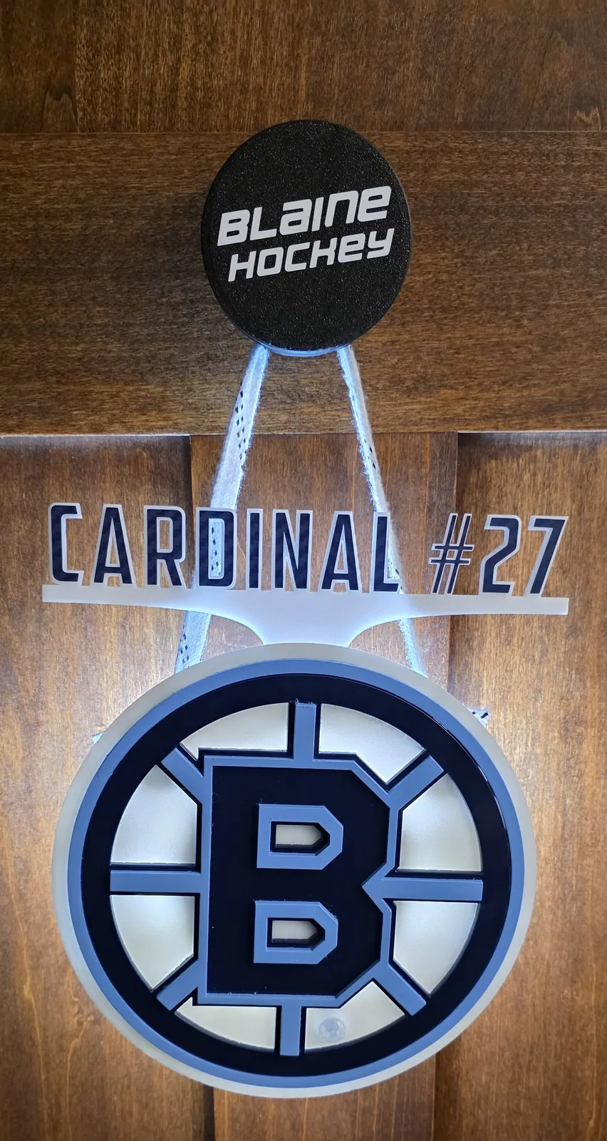 Blaine Light-Up Hotel Door Sign custom team product by WyldRyd Customs