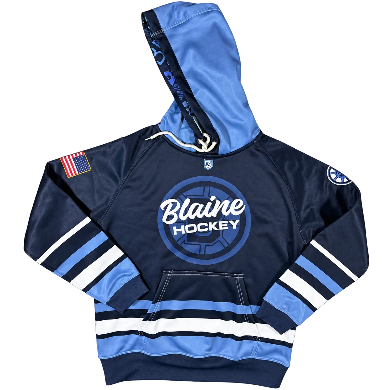 Blaine Stripes Sweatshirt custom team product by WyldRyd Customs
