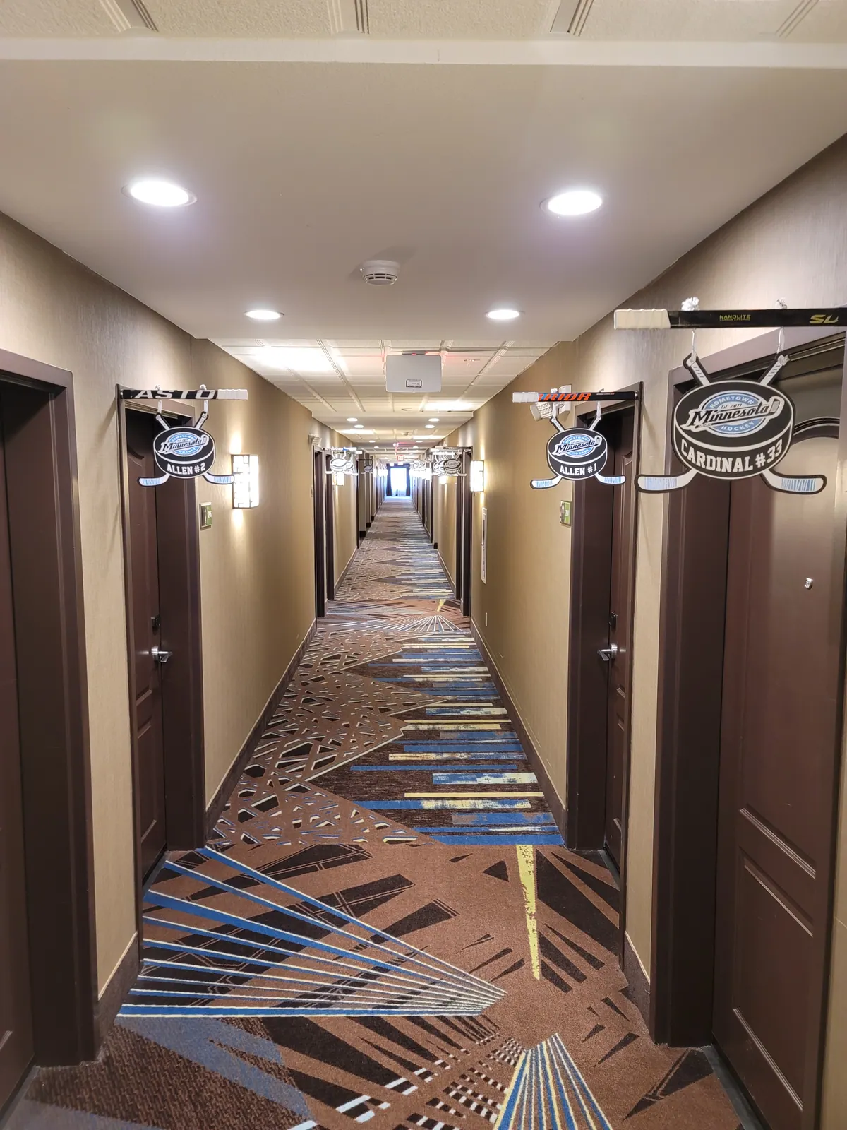 Hometown Hotel Door Signs Hallway custom team product by WyldRyd Customs