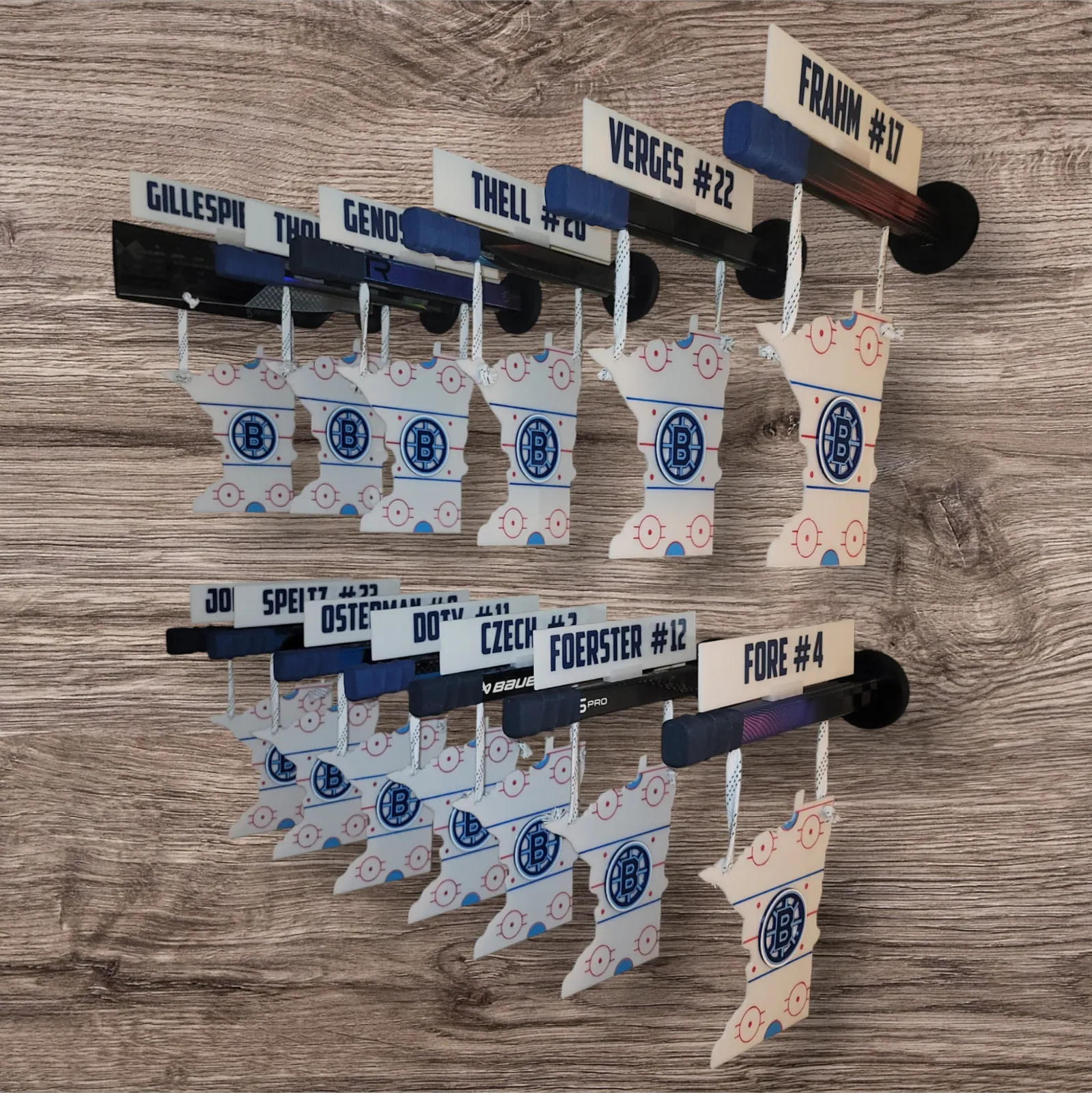 Hotel Door Signs Entire Team custom team product by WyldRyd Customs
