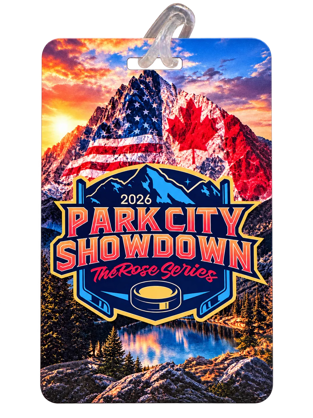 Park City Showdown Bag Tag custom team product by WyldRyd Customs